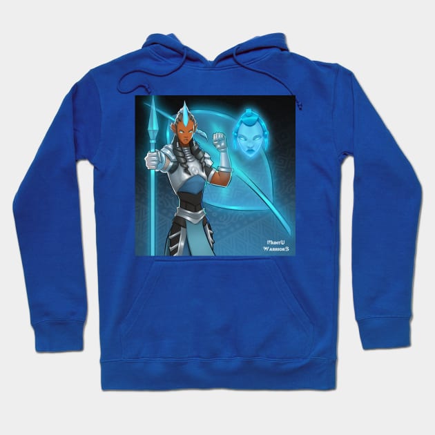 Muntu Warriors - Hydro Horn Collection Hoodie by Beckley Art